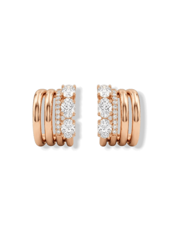 Boucles rose gold
