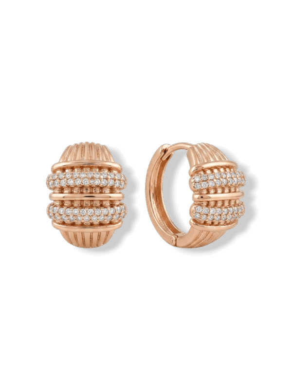 Boucles rose gol